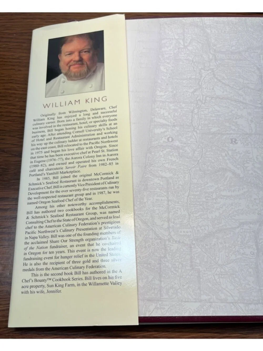 The Vintners Kitchen Cookbook William King SIGNED Celebrating Wines of Oregon